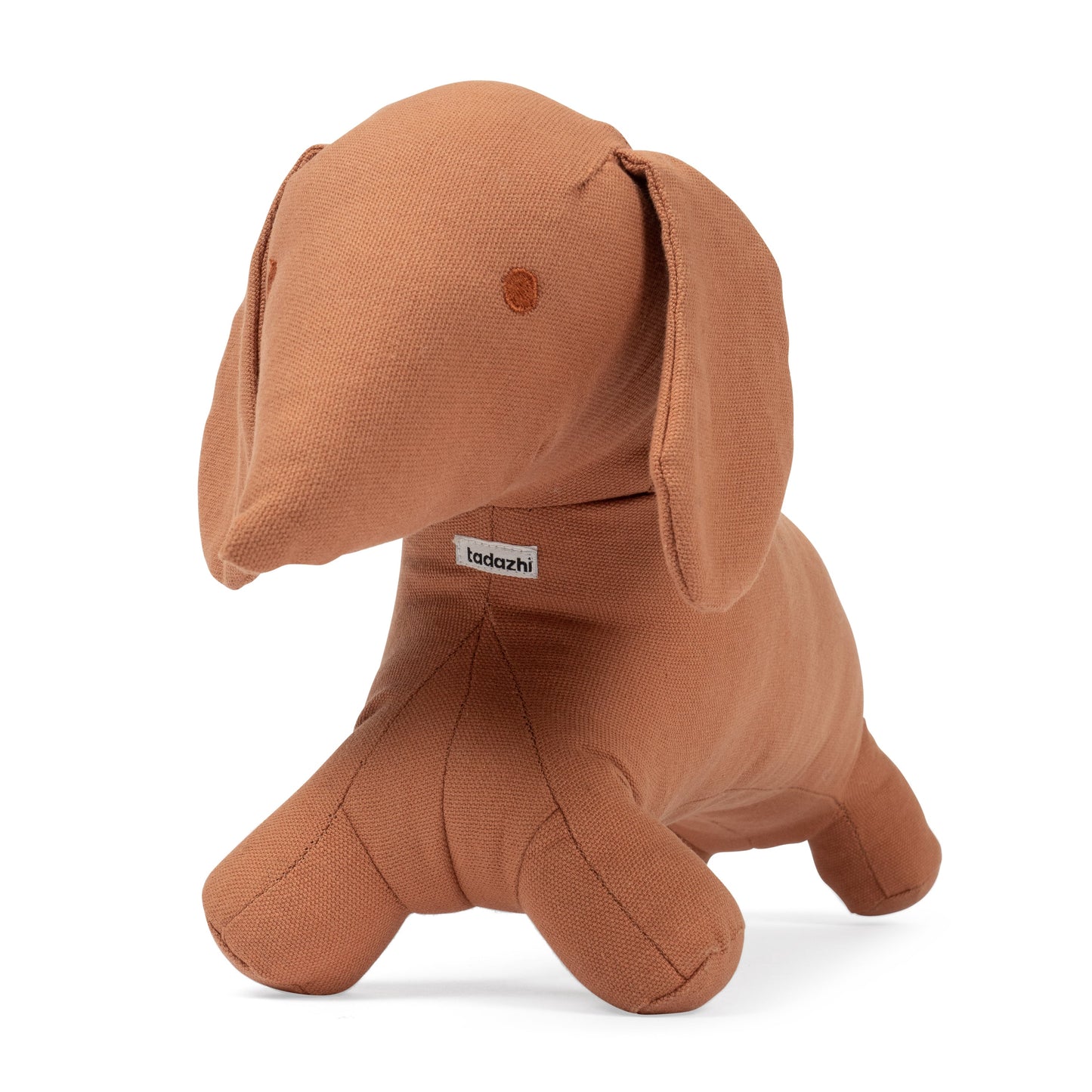 the face of a toy dog