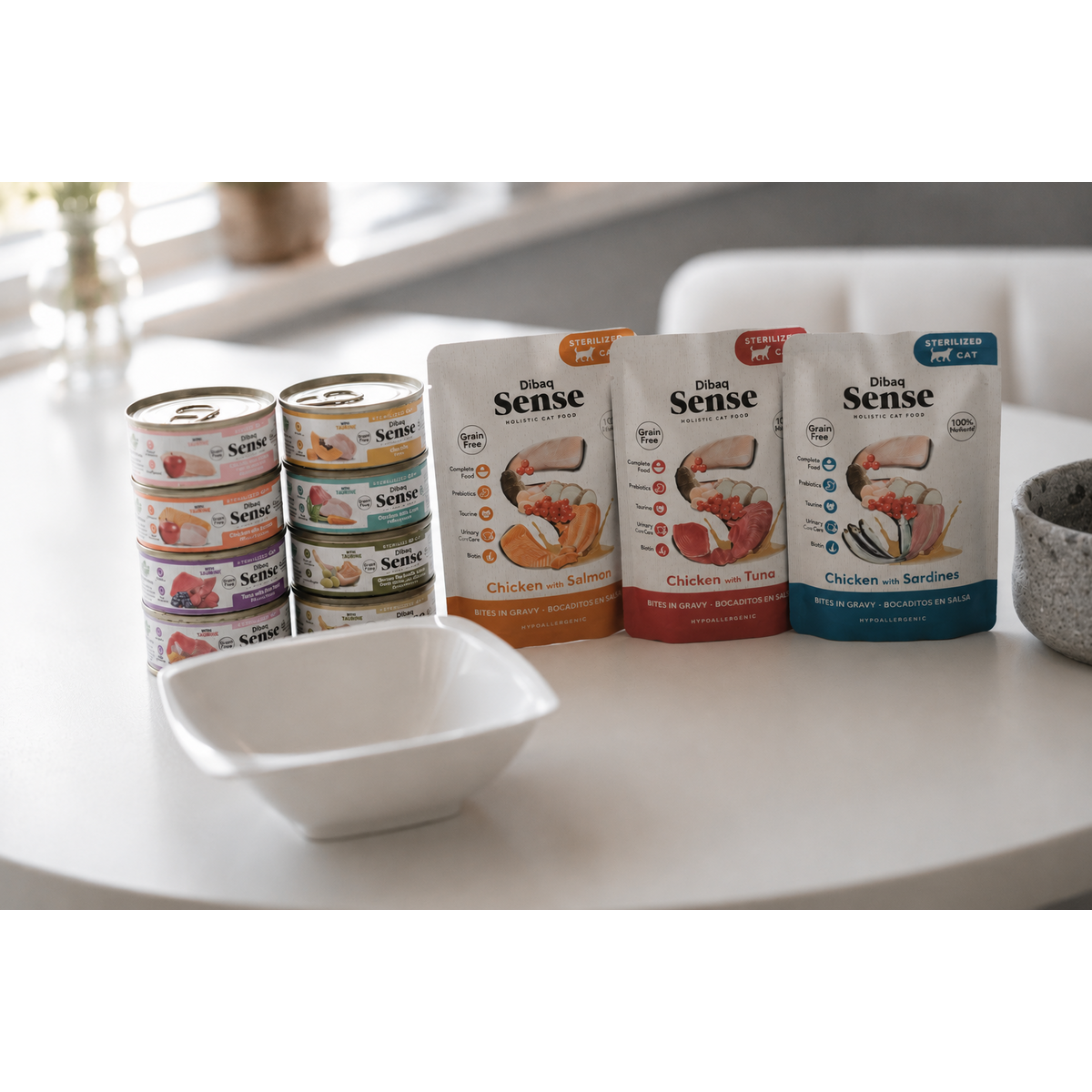 DIBAQ Sense getreidefrei Huhn & Ente 70g | Katzenfutter