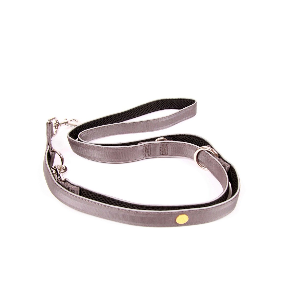 Hundeleine Silver-Black-Edition, M