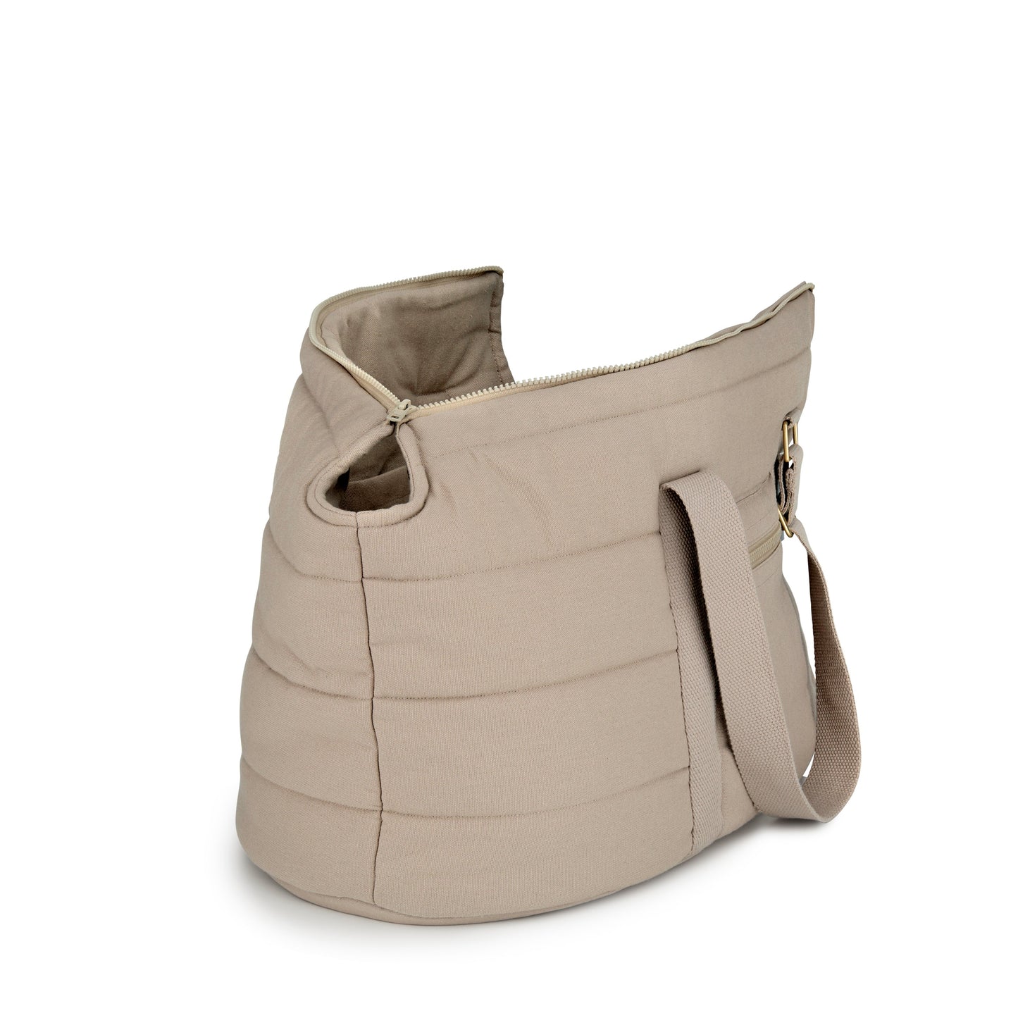 RIO Hundetasche-Sandfarben mit Reißverschluss 50 x 32 x 30 cm