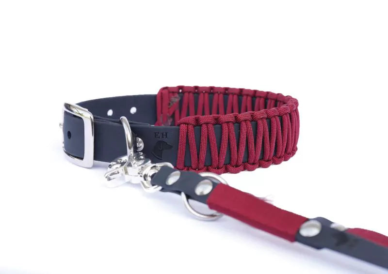 Biothane Paracord Halsband Berry