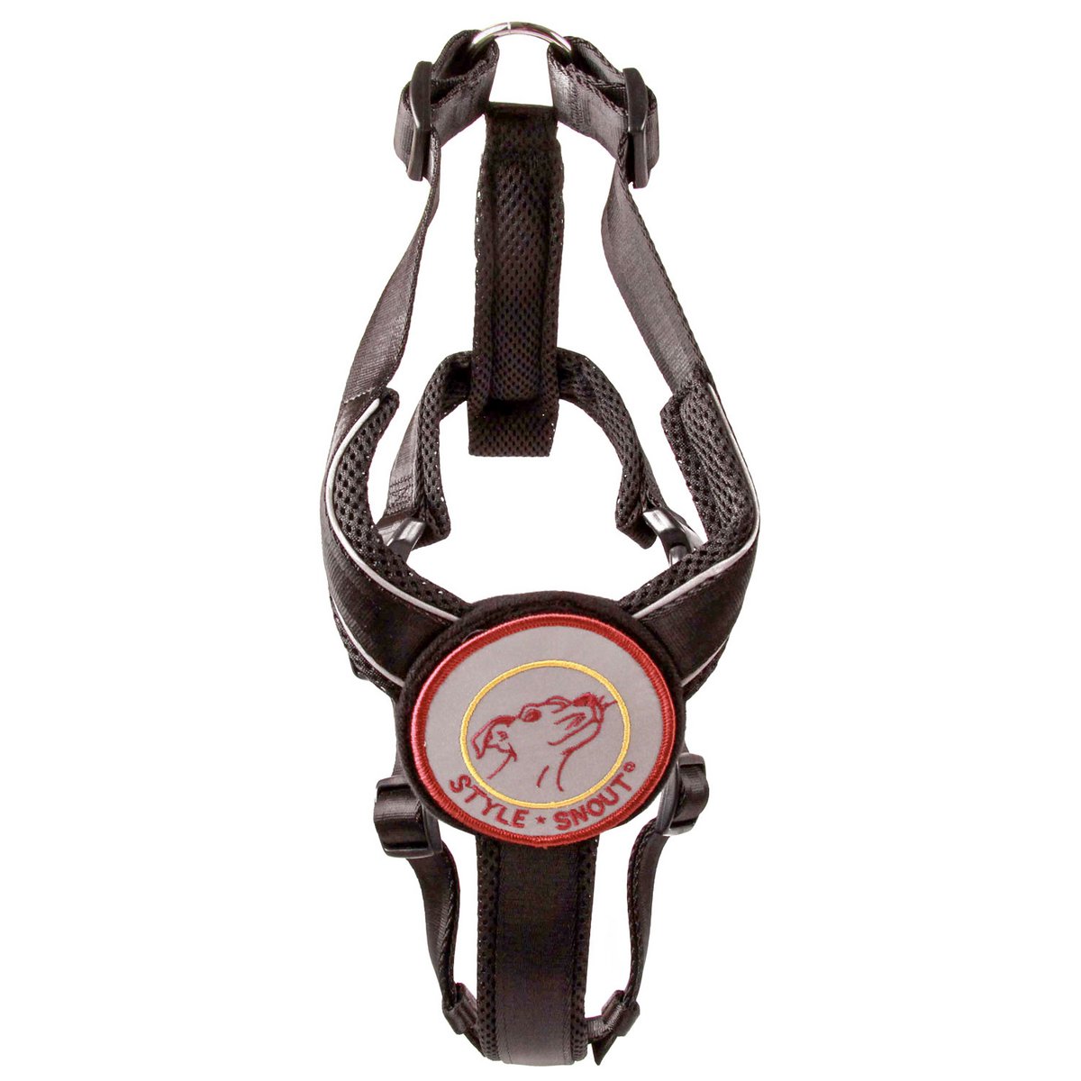 Brustgeschirr – Patch&Style – Schwarz