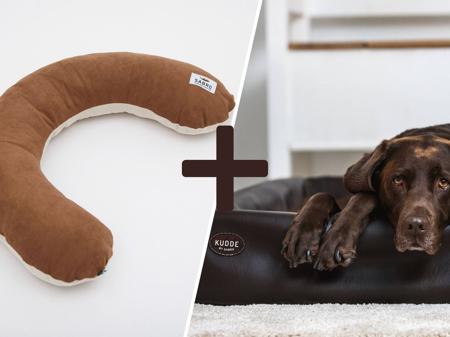 Hundebett KUDDE + Schmusehörnchen Alltid - Bundle