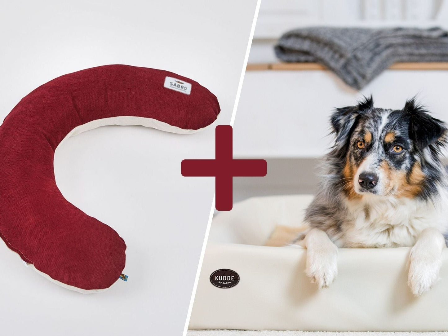 Hundebett KUDDE + Schmusehörnchen Alltid - Bundle