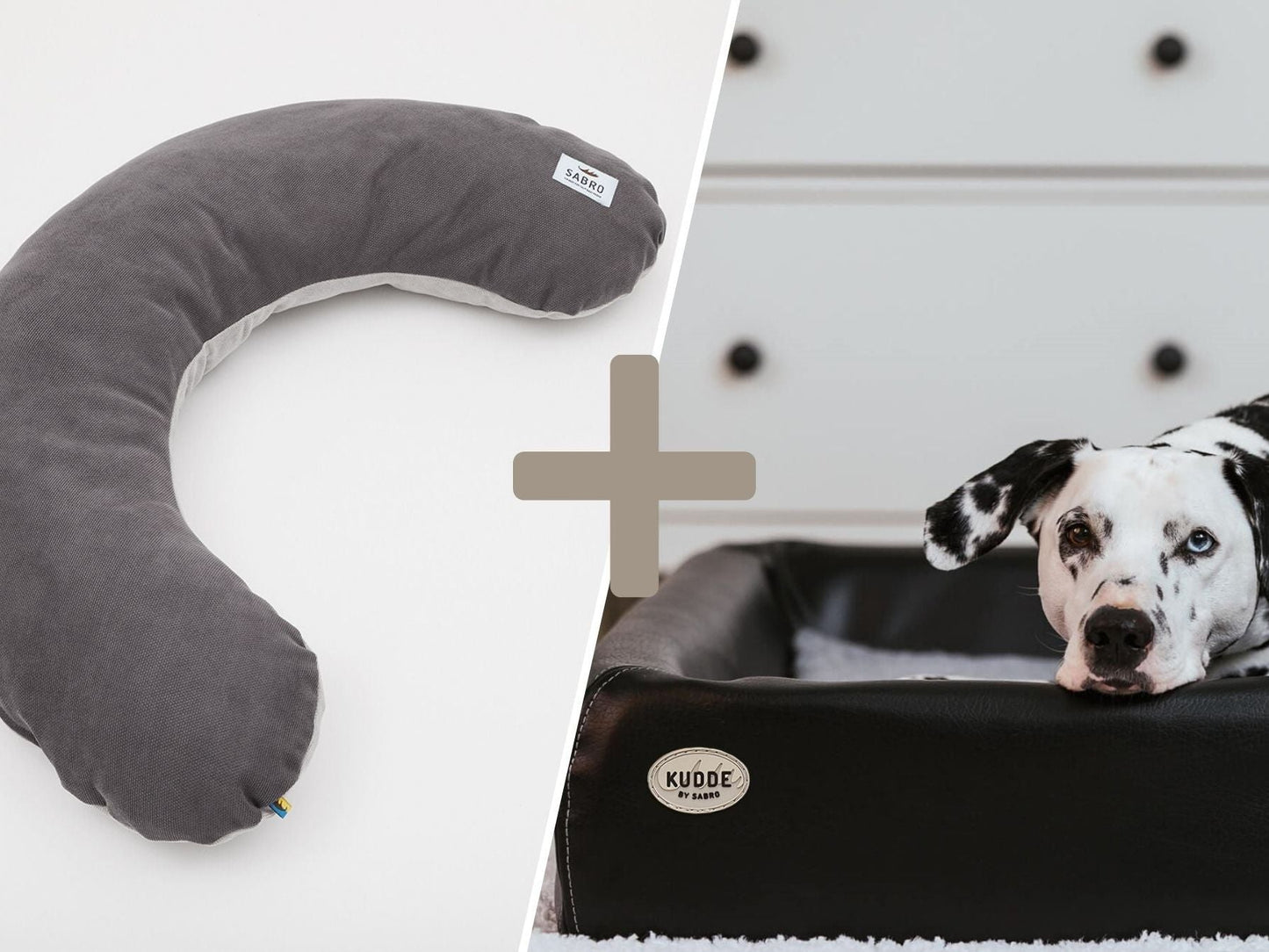 Hundebett KUDDE + Schmusehörnchen Alltid - Bundle