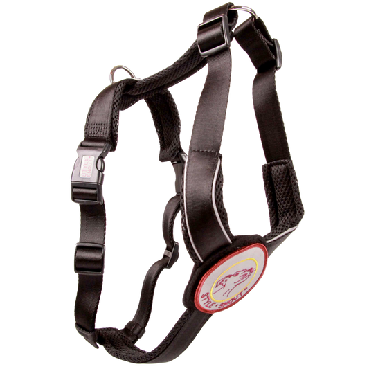 Brustgeschirr – Patch&Style – Schwarz