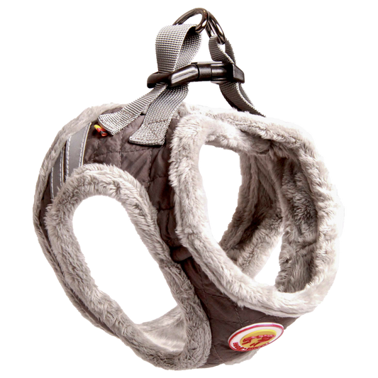 Brustgeschirr – Soft&Style – Grau