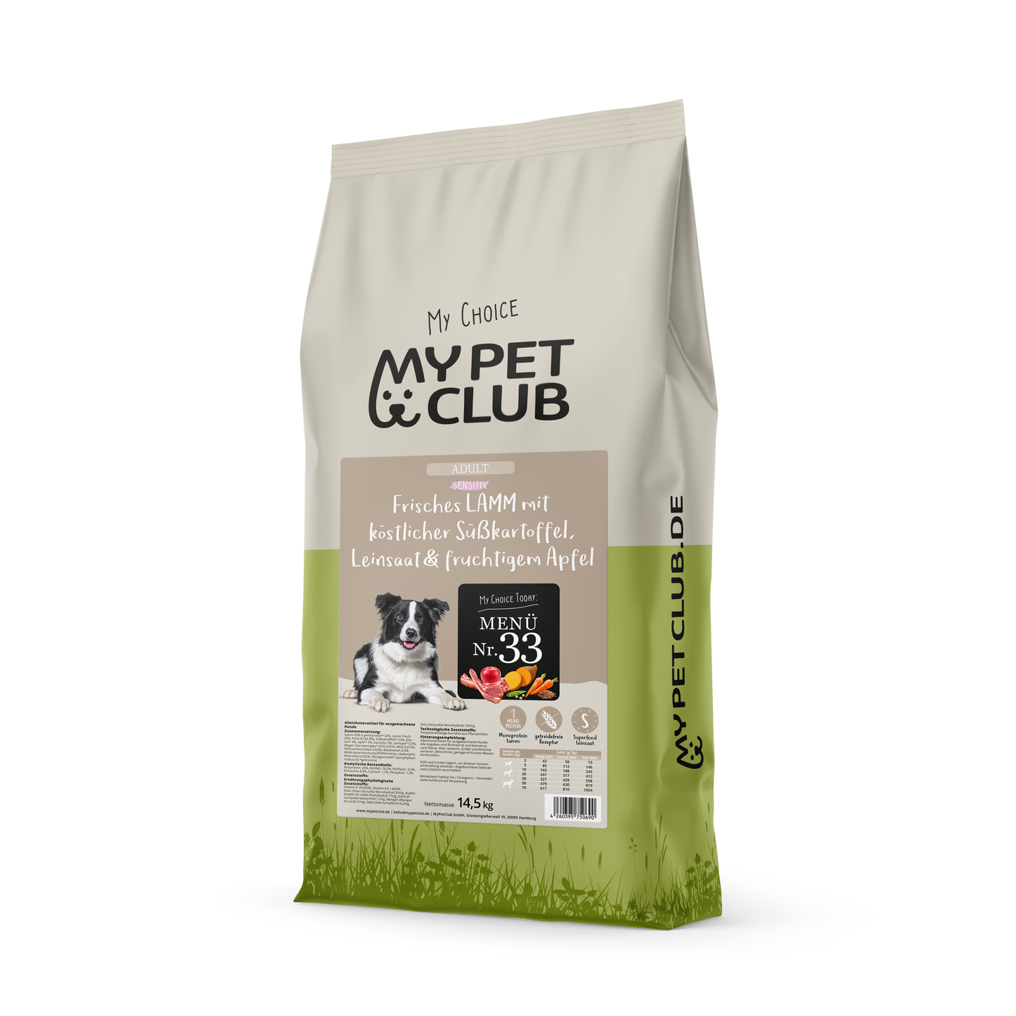 MyPetClub Lamm - Hundefutter