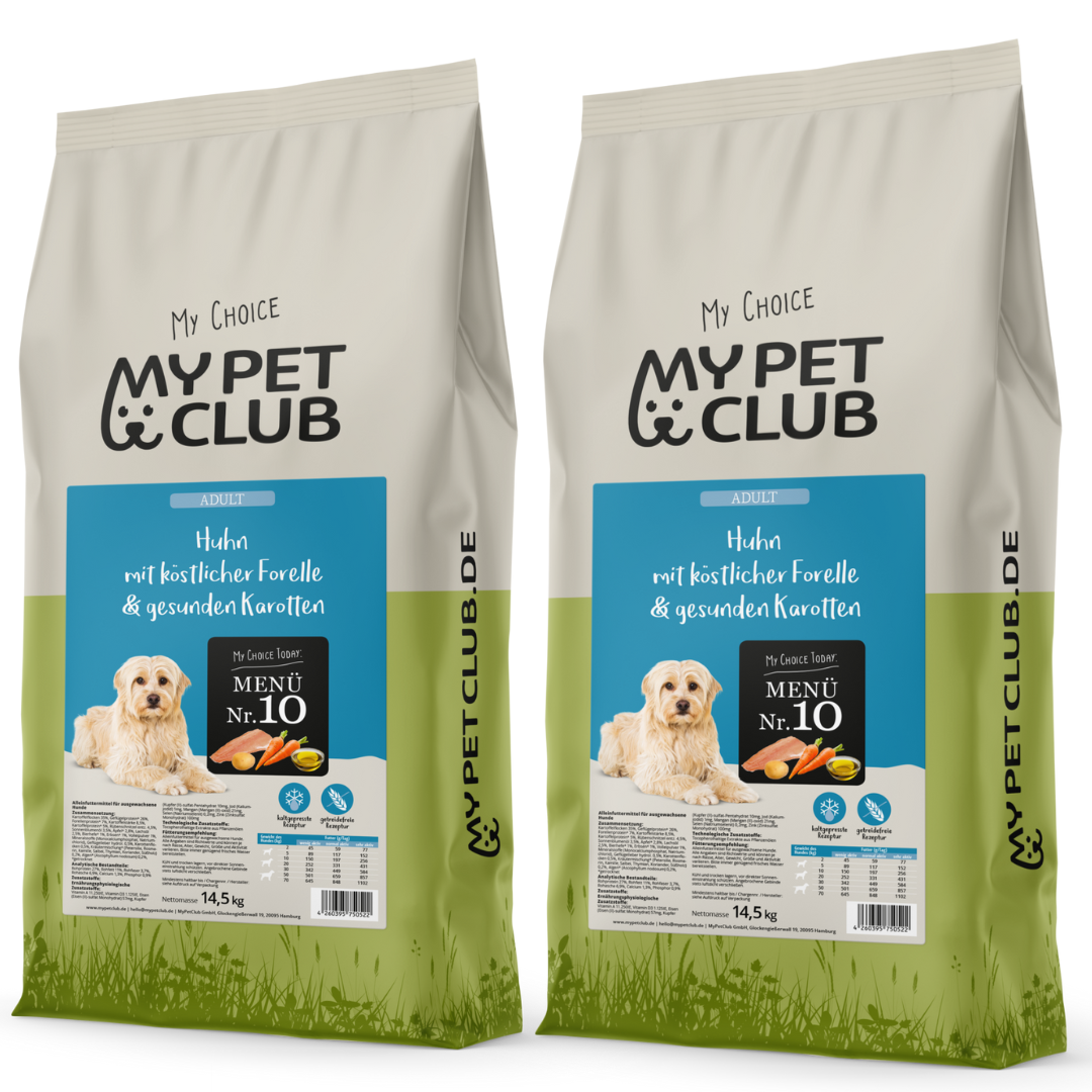 MyPetClub kaltgepresst Geflügel & Reis - Hundefutter