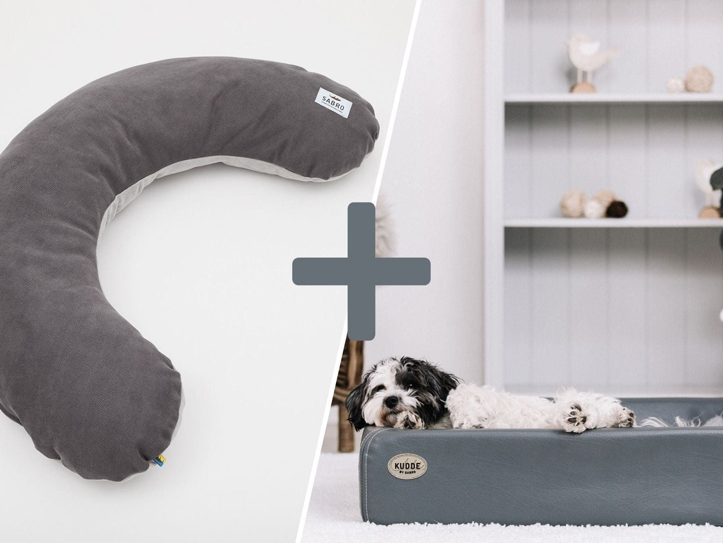 Hundebett KUDDE + Schmusehörnchen Alltid - Bundle