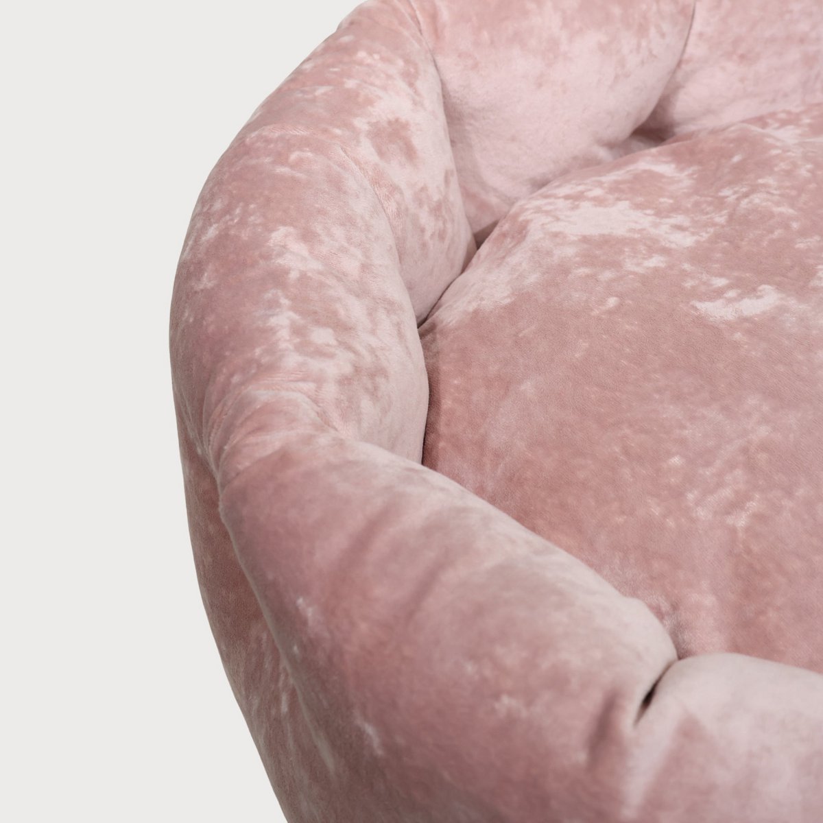 MARSHMALLOW Hundebett aus Samt mit Marmoreffekt