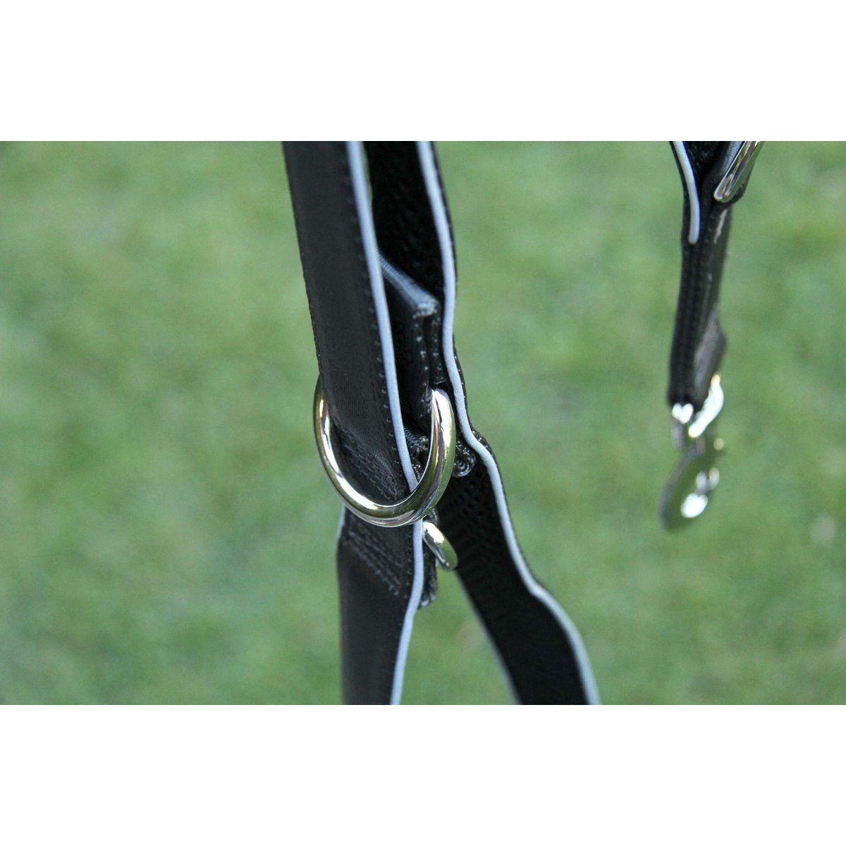 Hundeleine Silber Grau, M und L