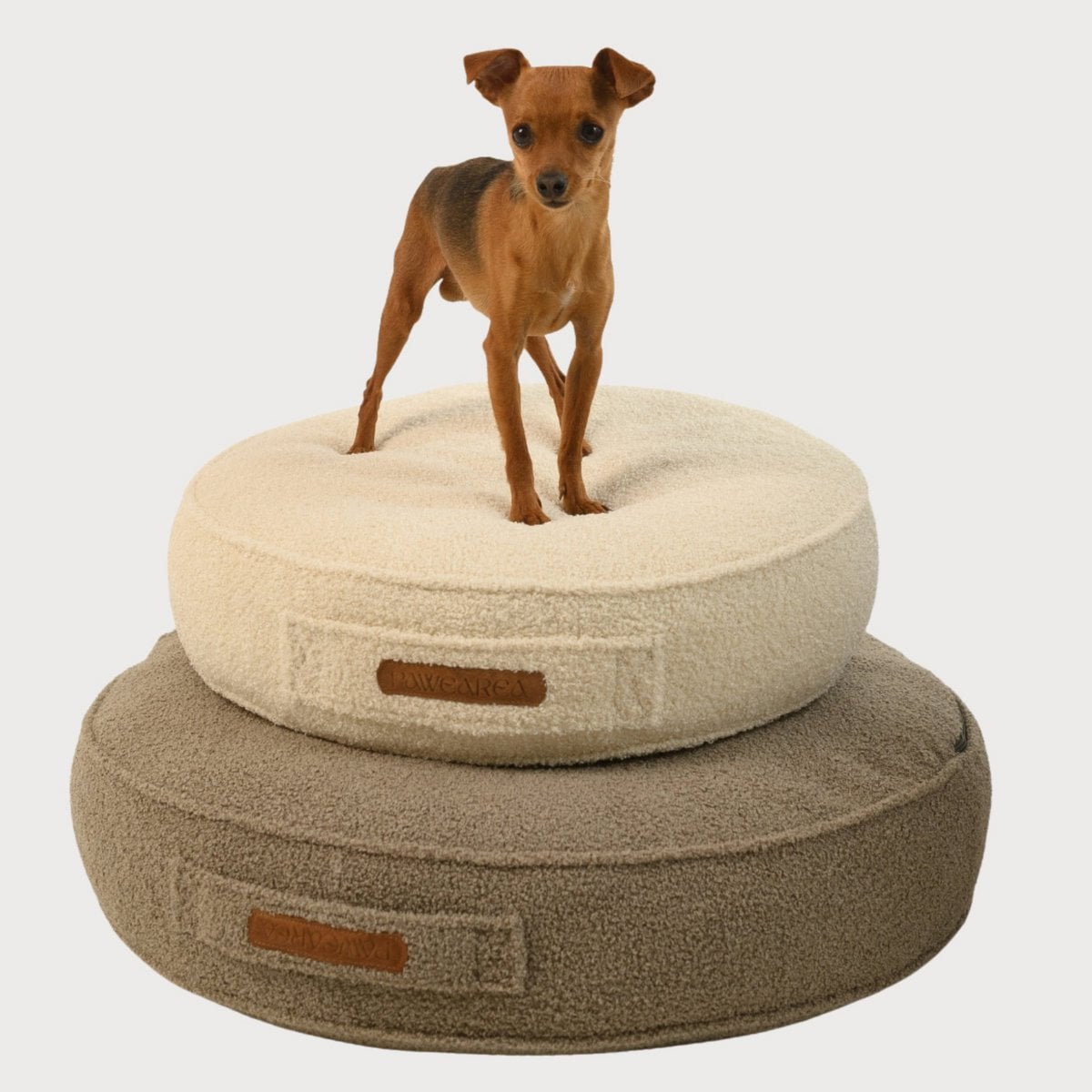 Rundes Teddy-Hundebett CHARLIE