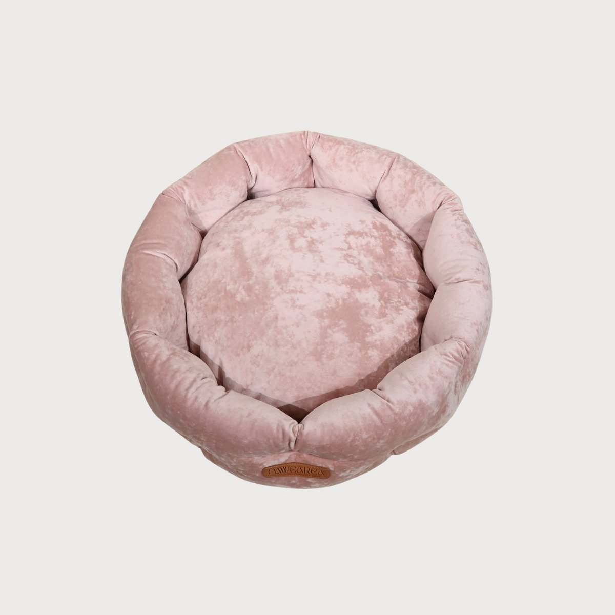 MARSHMALLOW Hundebett aus Samt mit Marmoreffekt