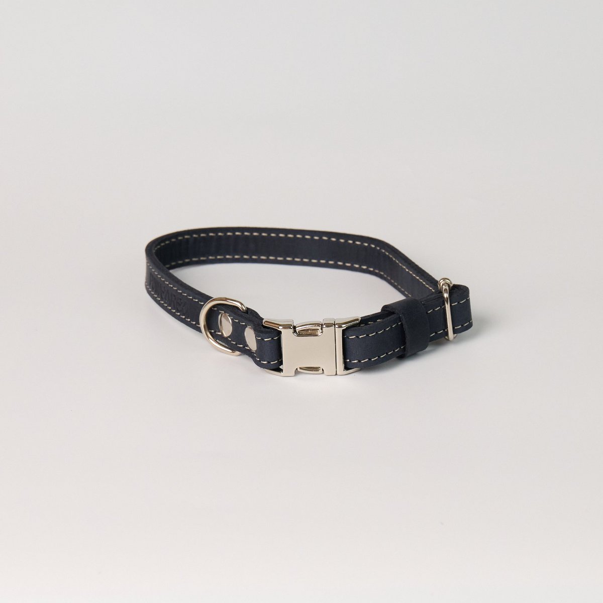 Blaues Hundehalsband aus Leder
