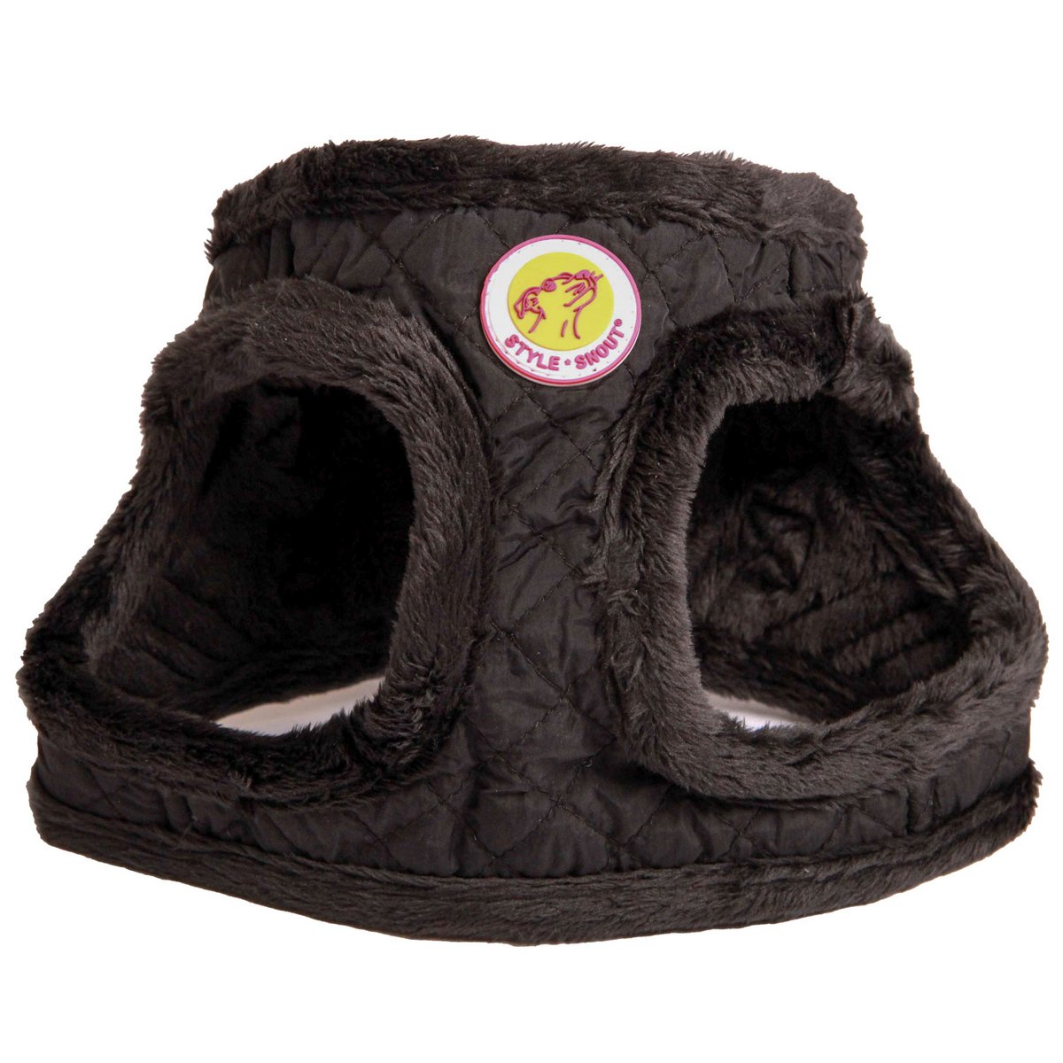 Brustgeschirr – Soft&Style – Schwarz