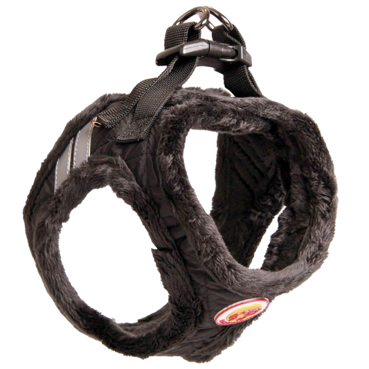 Brustgeschirr – Soft&Style – Schwarz