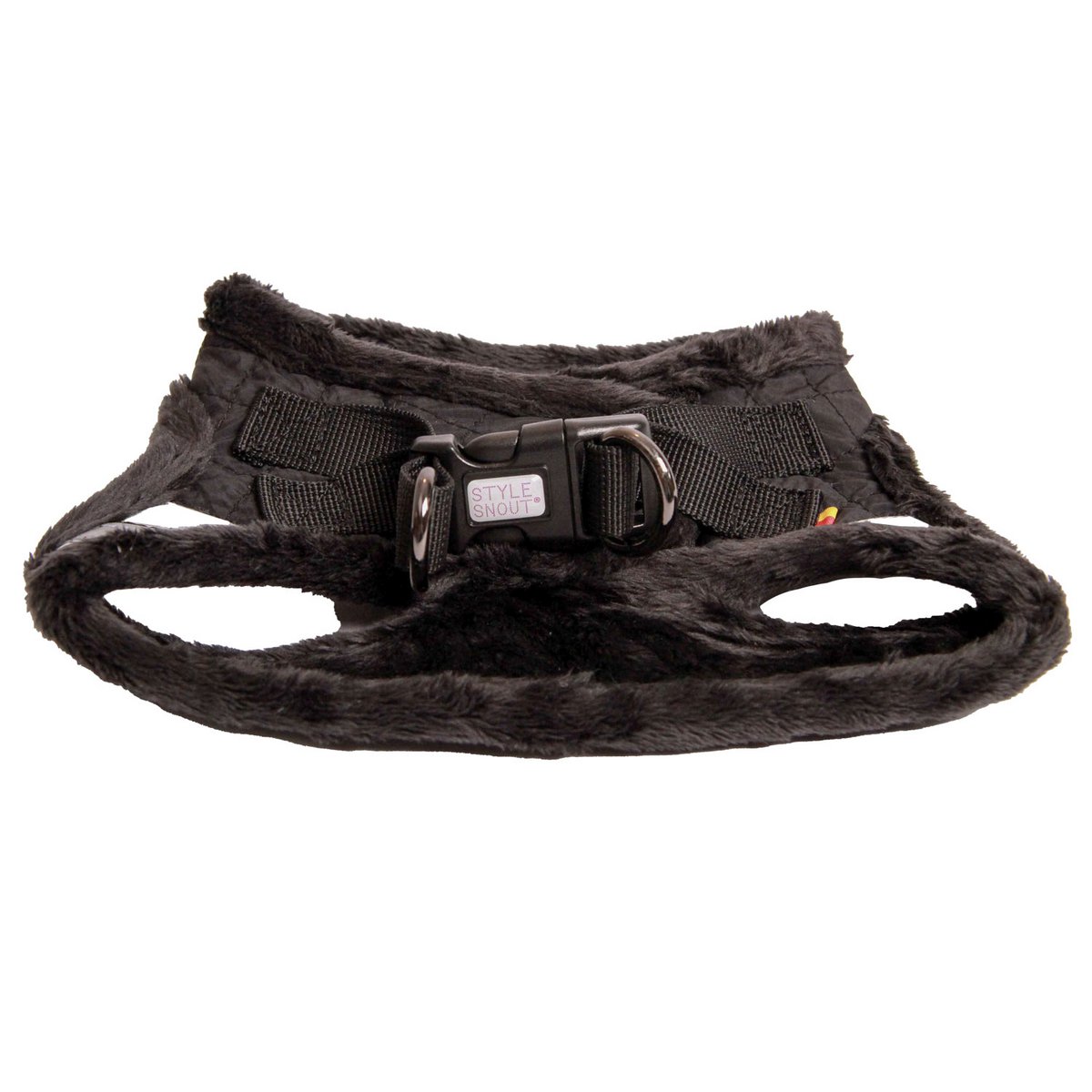 Brustgeschirr – Soft&Style – Schwarz