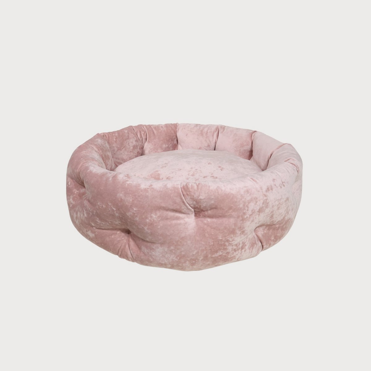 MARSHMALLOW Hundebett aus Samt mit Marmoreffekt