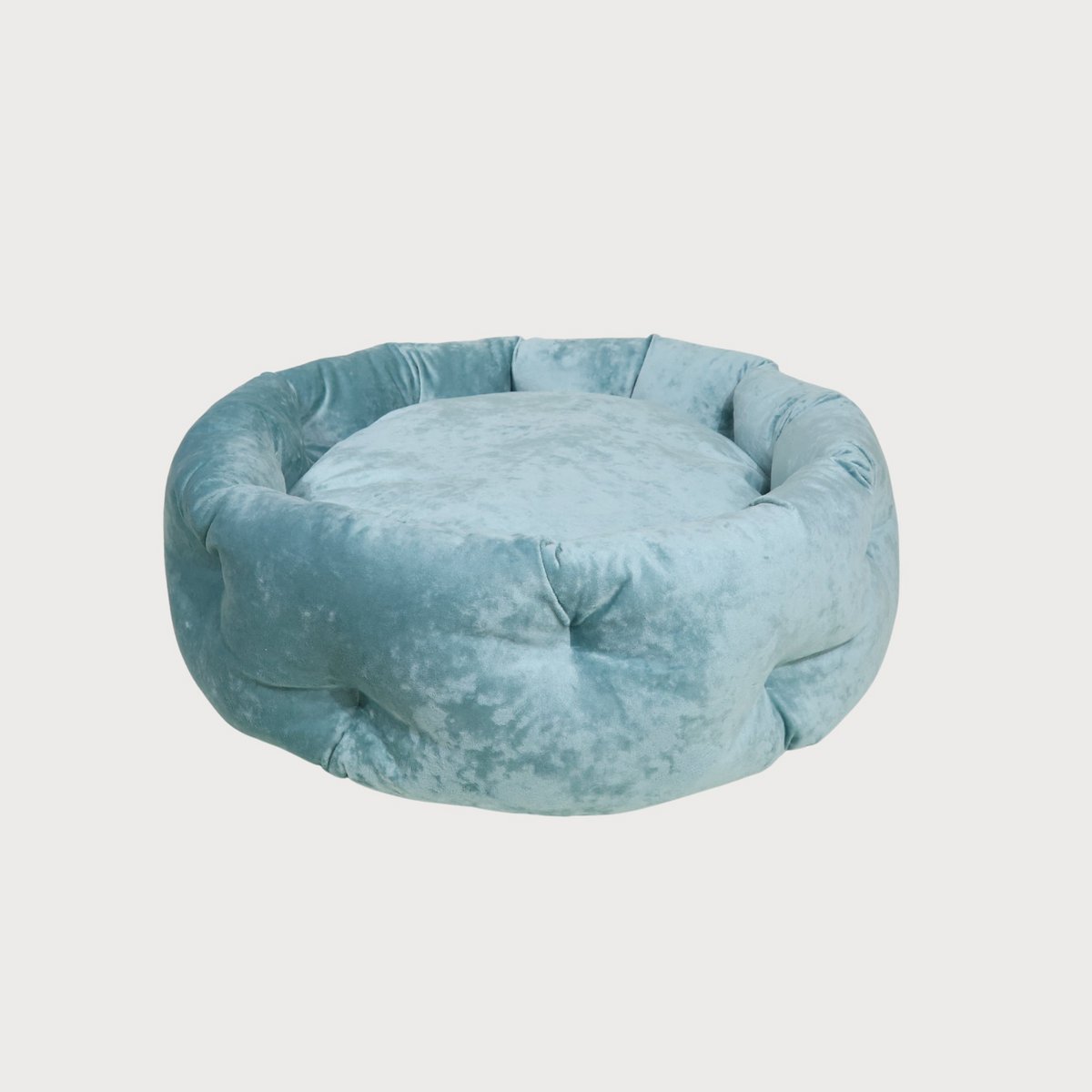 MARSHMALLOW Hundebett aus Samt mit Marmoreffekt