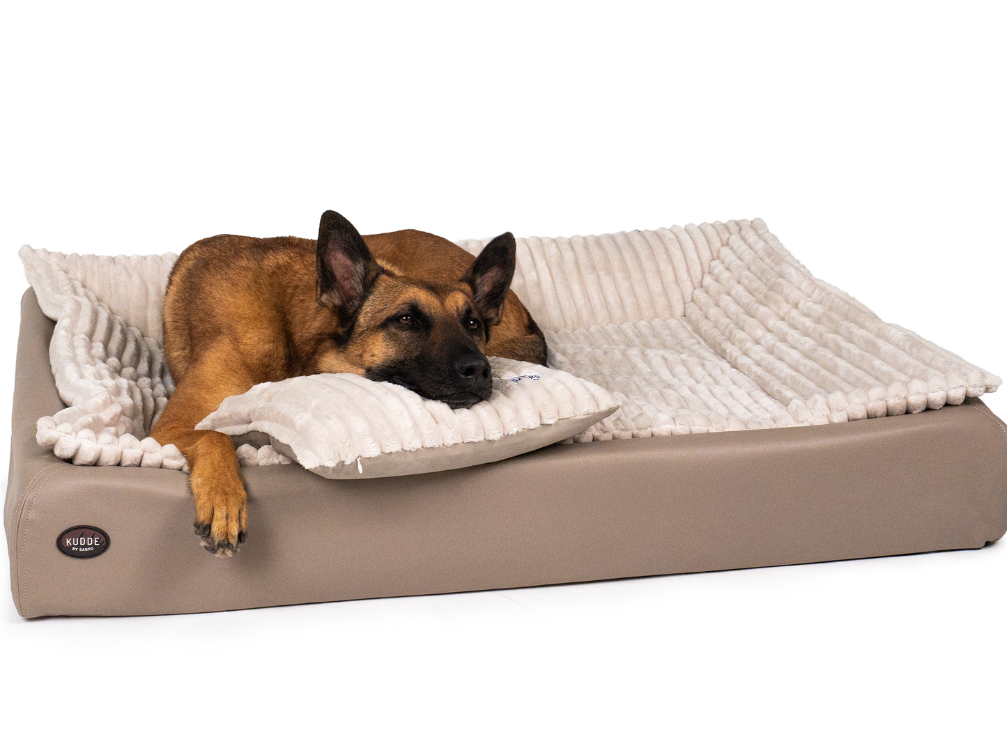 Hundebett | All-In Relax Bundle | KUDDE Hundebett + Einlage & Kissen