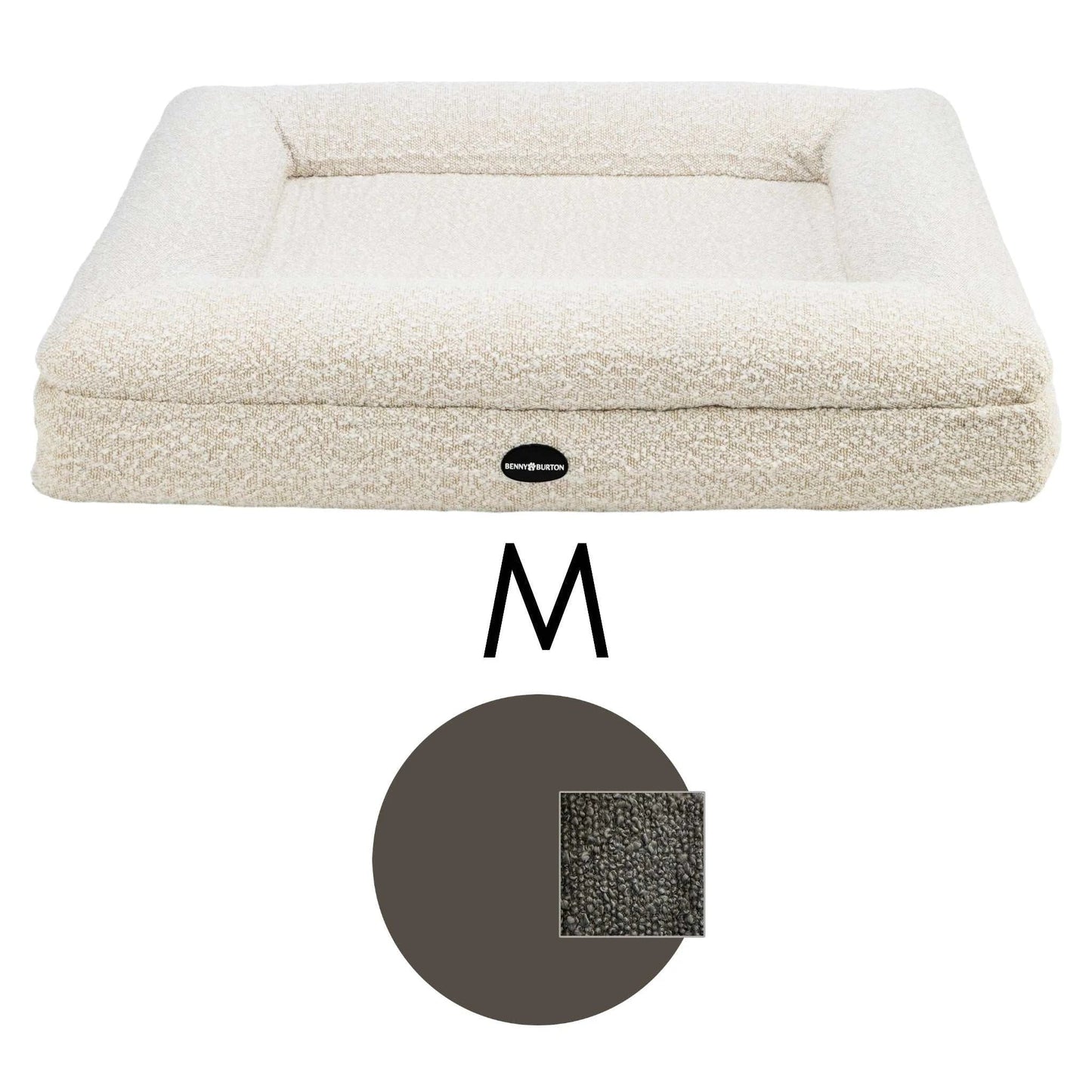 Hundebett Barklay Größe M mit Bouclébezug