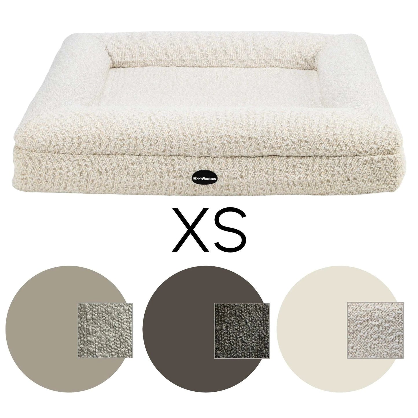Hundebett Barklay Größe XS mit Bouclébezug