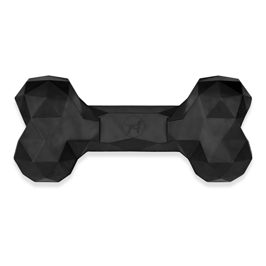Hundespielzeug-Kauknochen - Diamond Bone Black