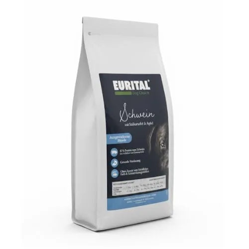 Hundefutter - Eurital Dog Choice- Schwein mit Süßkartoffel und Apfel