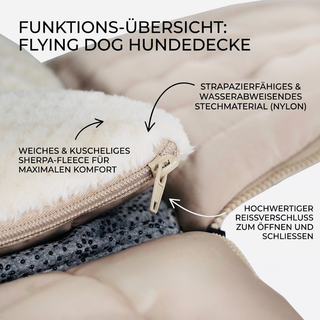 FLYING DOG Topper mit Deckenfunktion | Hundedecke