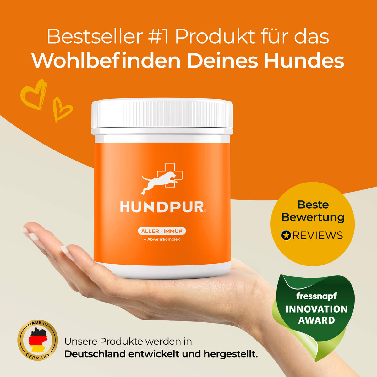 Hundpur® Aller-Immun mit Abwehr-Komplex - Nahrungsergänzung