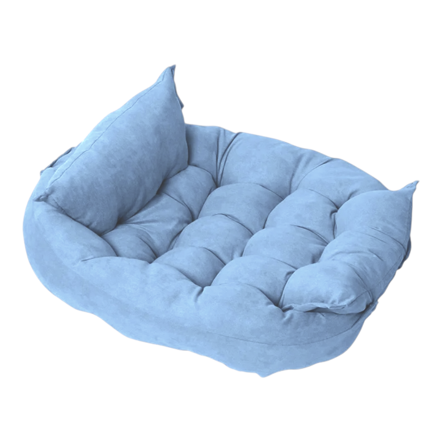 Leichte Matte mit Kissen, Hundebett mit drei verschiedenen Liegemöglichkeiten