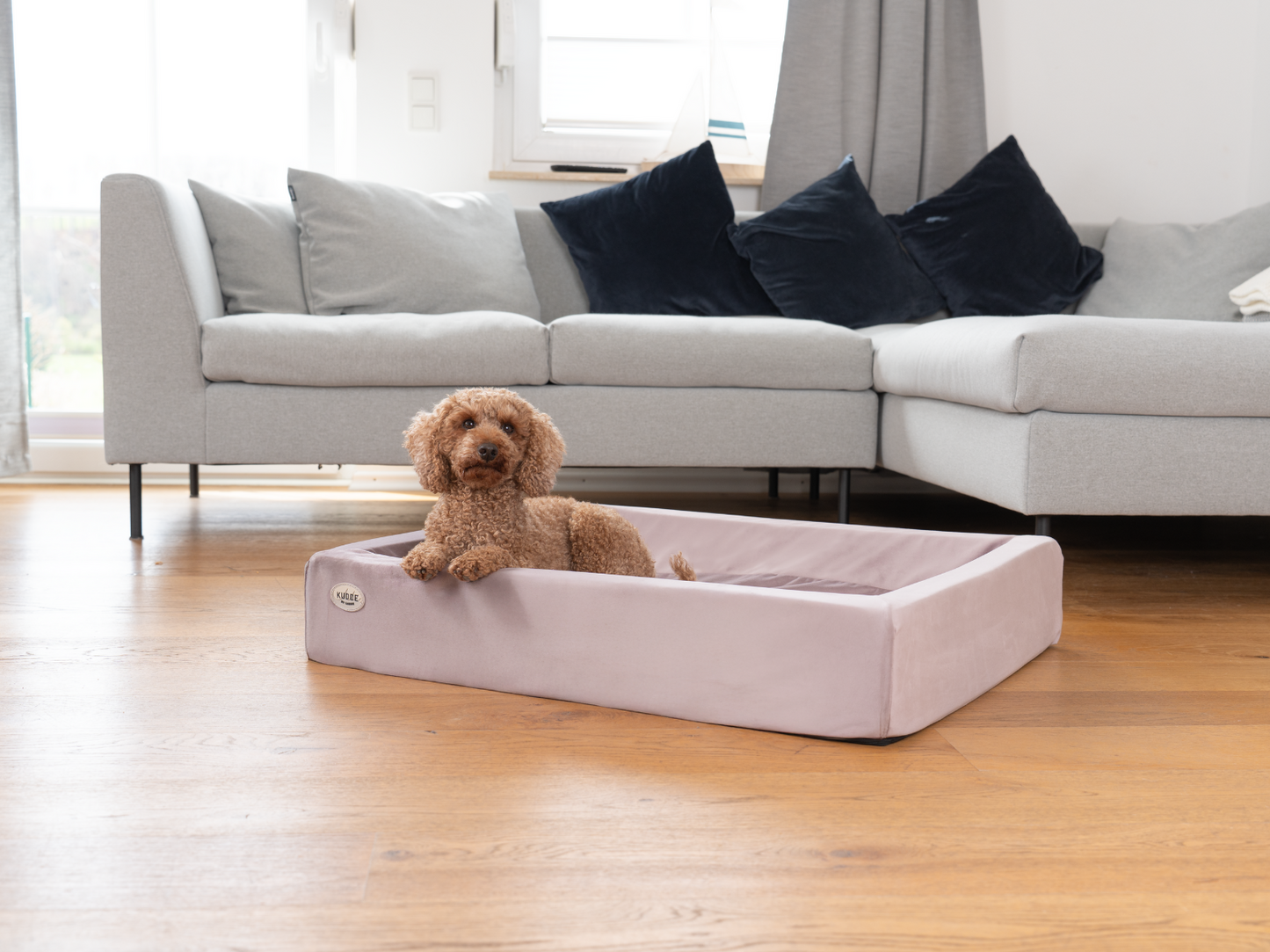 Bezug für KUDDE-Hundebett Samt