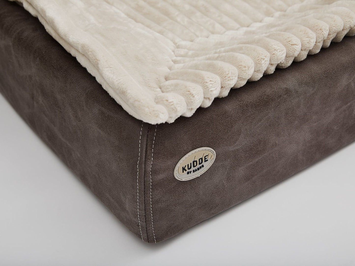 Hundebett KUDDE veganes Wildleder