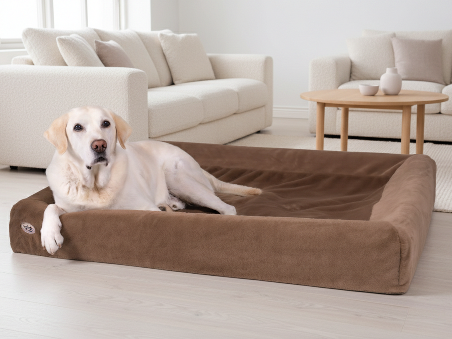 Bezug für KUDDE-Hundebett Kuschelfell (vegan)