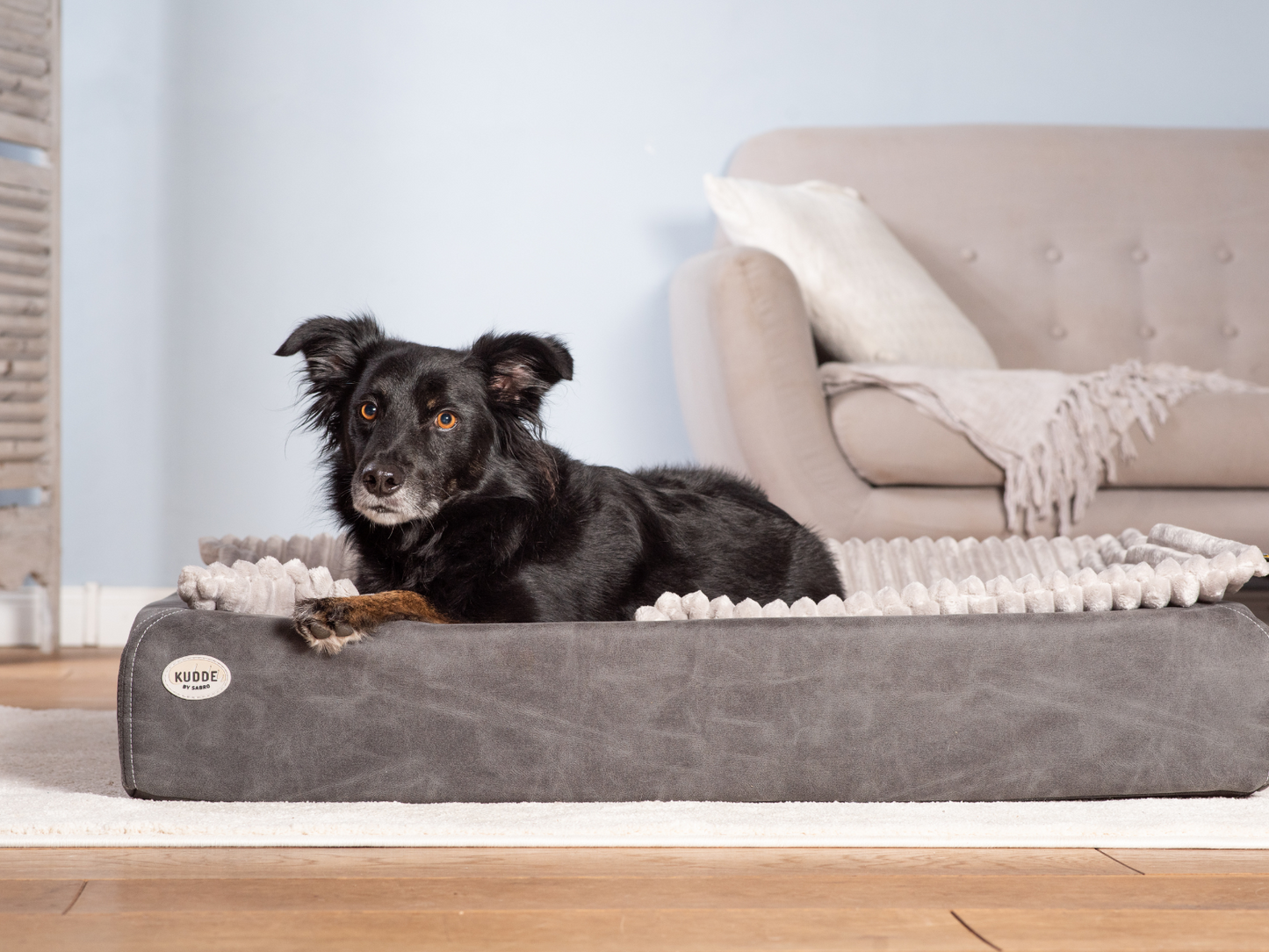 Hundebett KUDDE veganes Wildleder