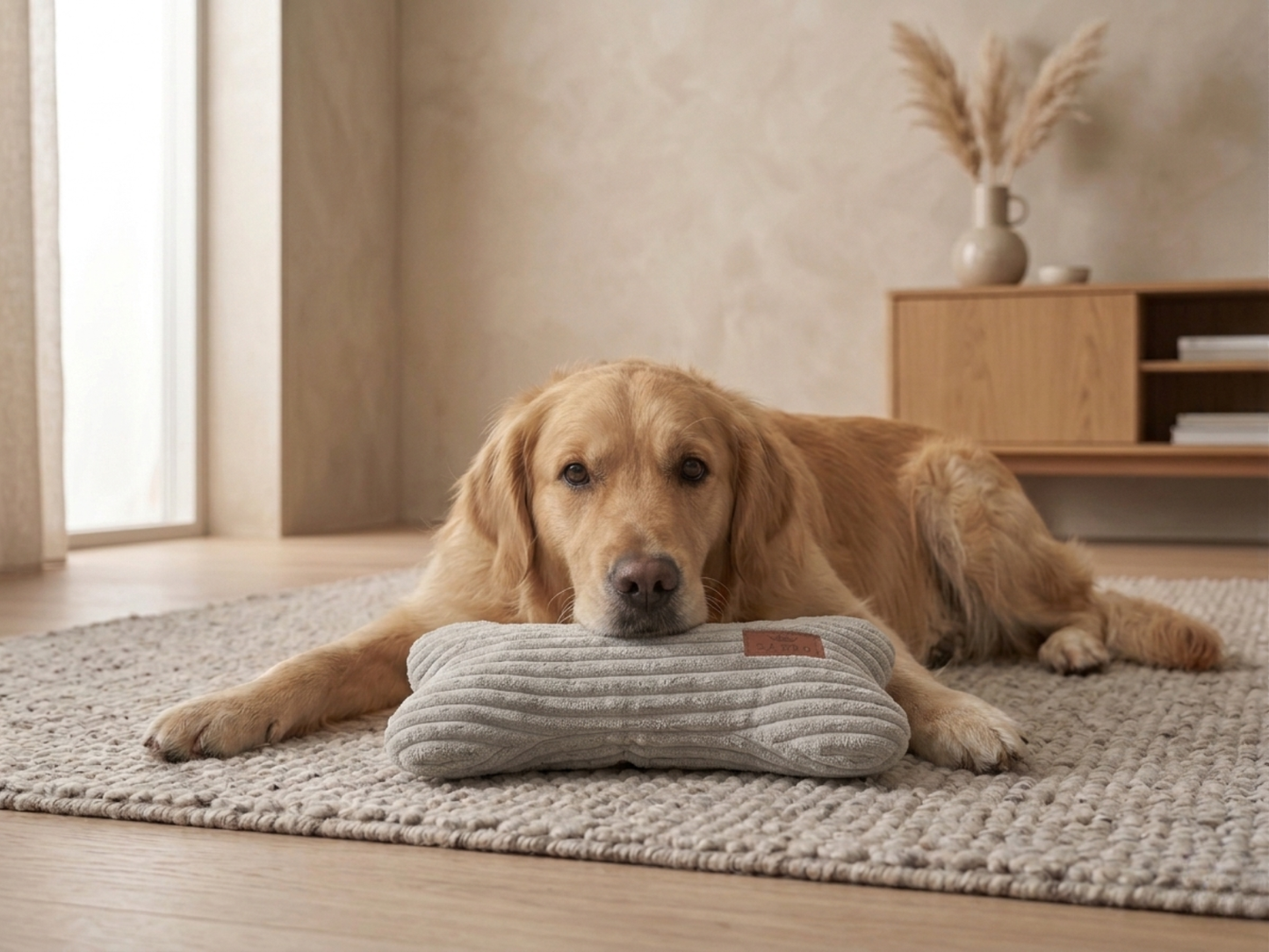 Kissen, Hundespielzeug KUSCHELKNOCHEN Cord