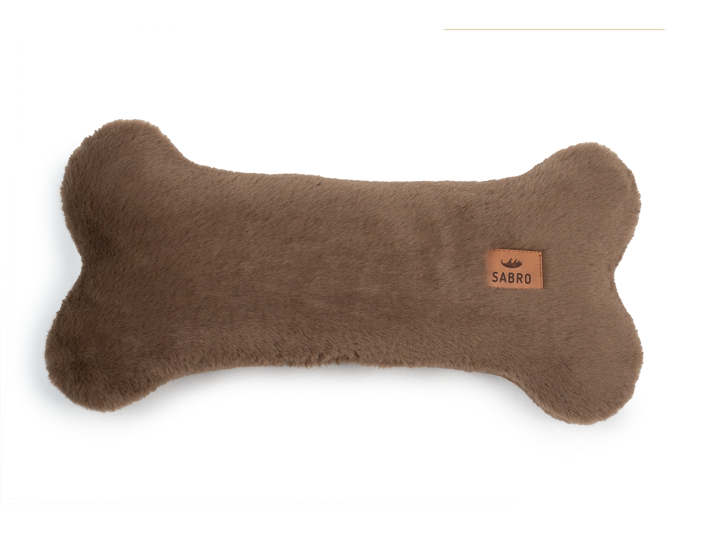 Kissen KUSCHELKNOCHEN, Hundespielzeug Kuschelfell (vegan)