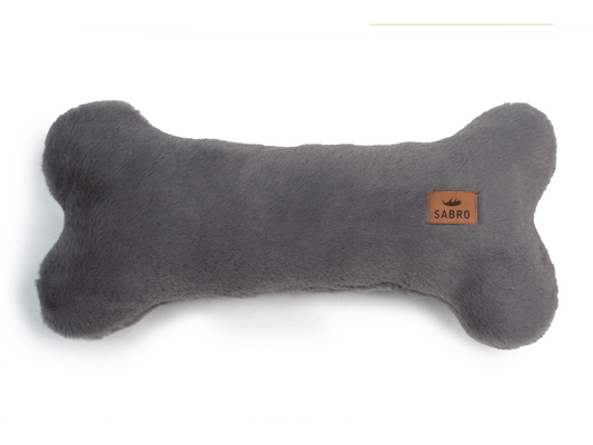 Kissen KUSCHELKNOCHEN, Hundespielzeug Kuschelfell (vegan)