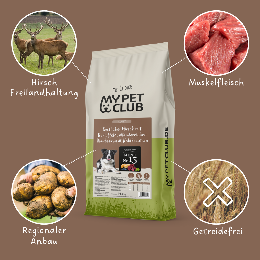MyPetClub Hirsch - Hundefutter