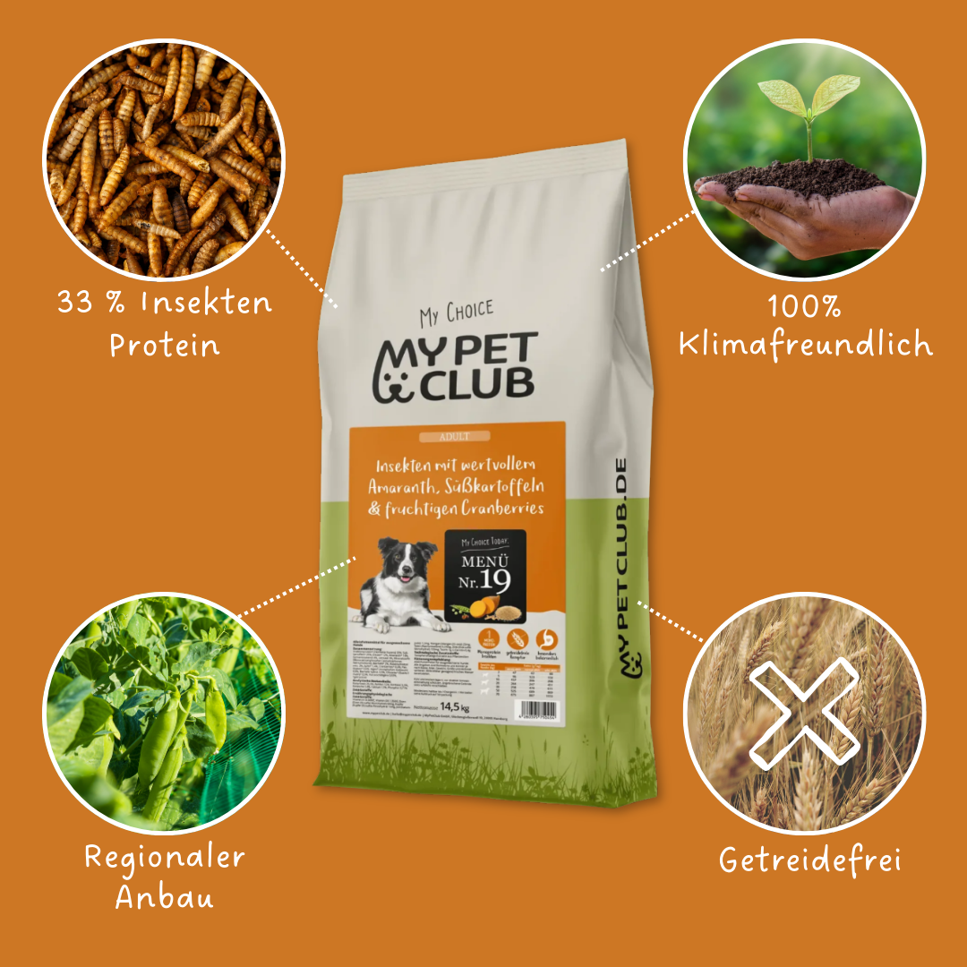 MyPetClub Insekten - Hundefutter
