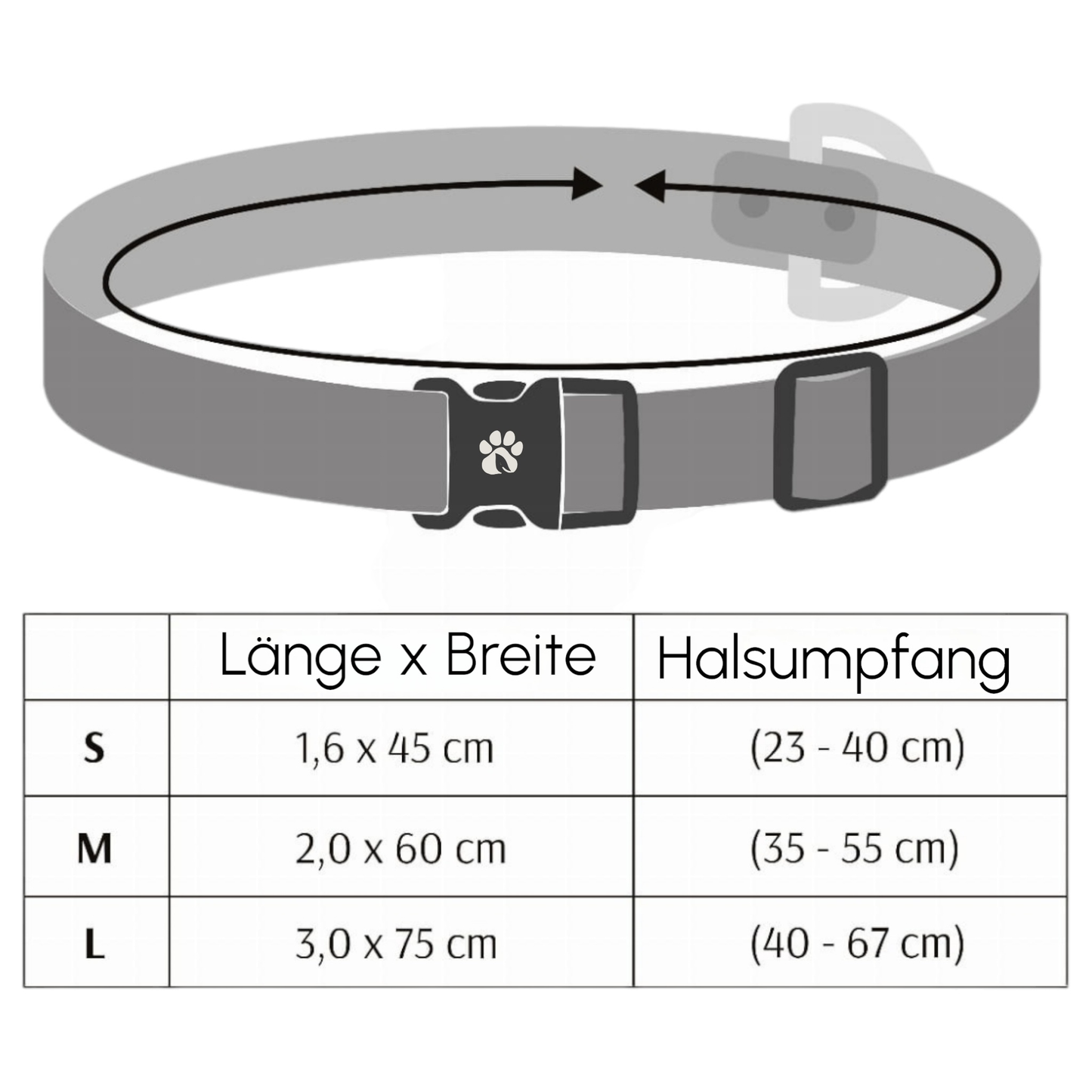 Halsband Khakigrün In Nylon Längenverstellbar Im Rautendesign