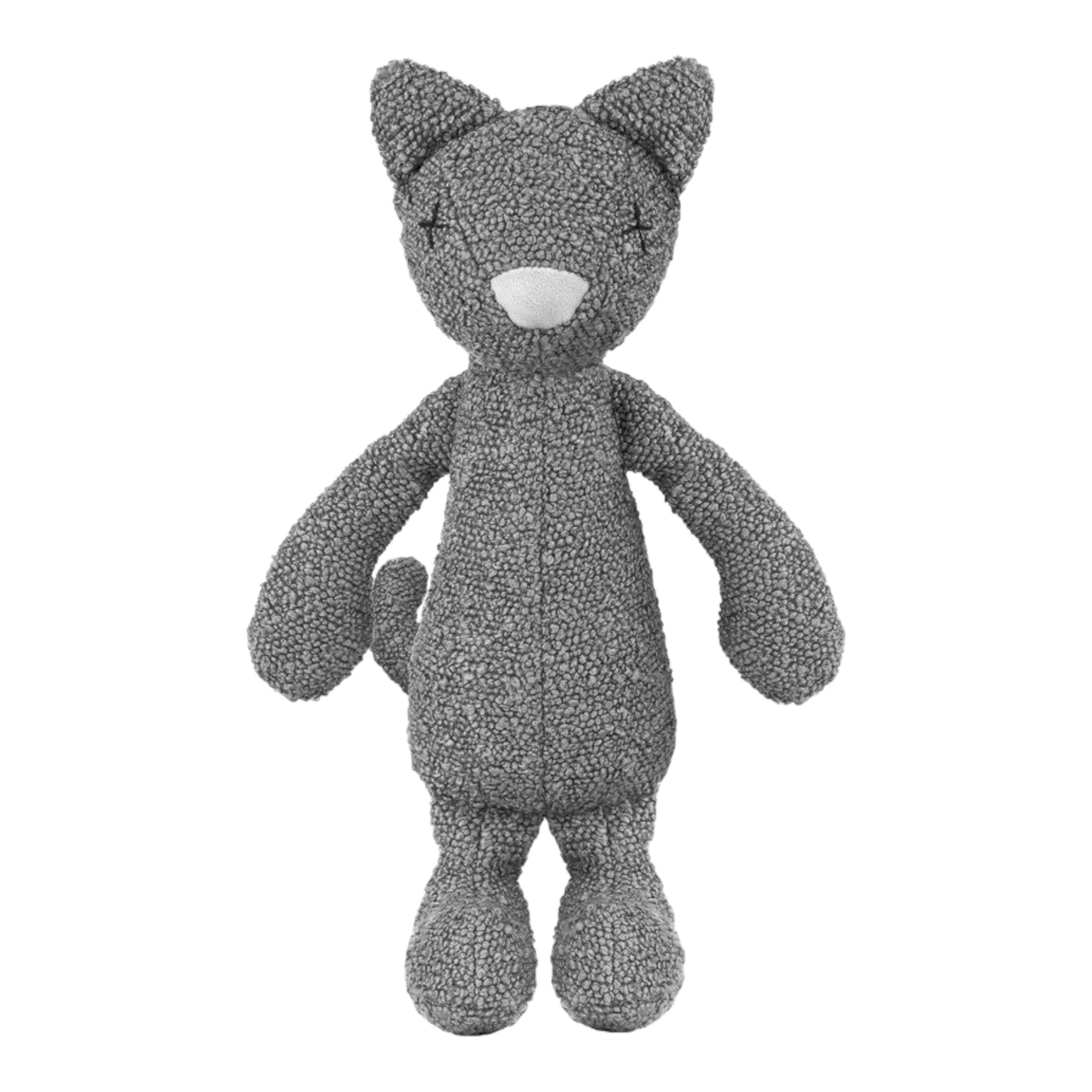 Kuscheltier CARLO die Katze mit Knisterohren und robustem Oekotexstoff