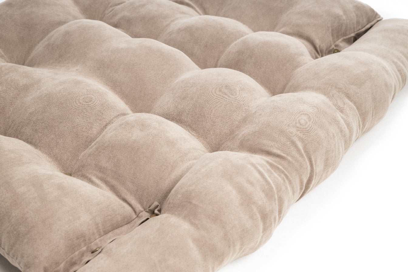 Leichte Matte mit Kissen, Hundebett mit drei verschiedenen Liegemöglichkeiten