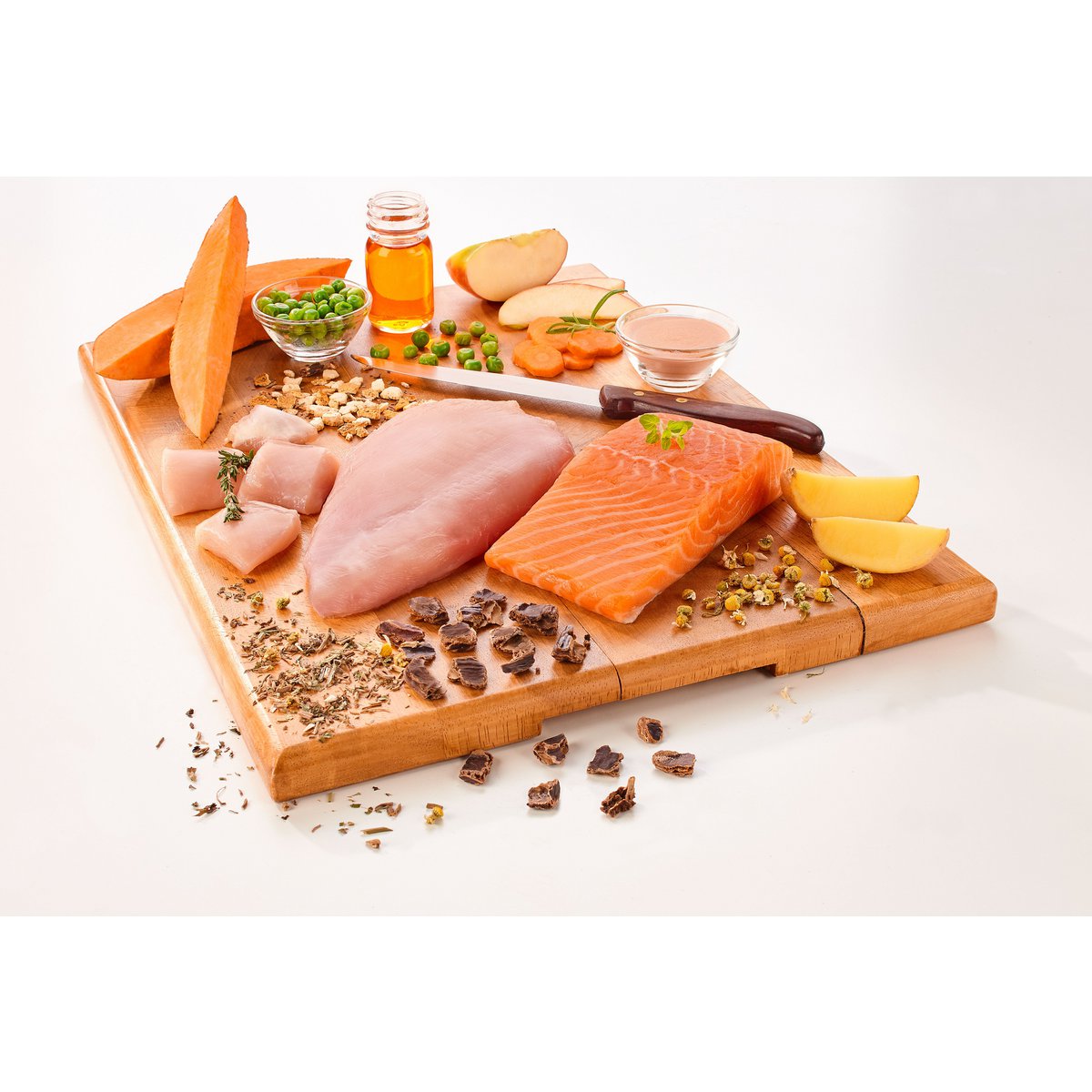 Dogs’n Tiger Junior Premium Hunde Futter, Jungspund, Welpen Trockenfutter, Getreidefrei, Lachs & Truthahn