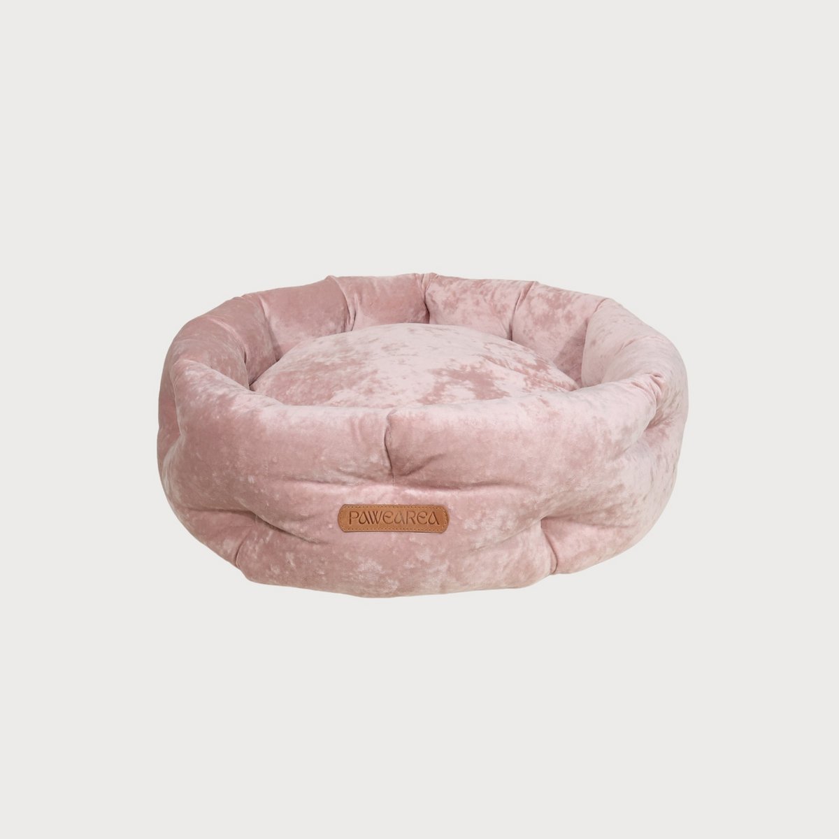 MARSHMALLOW Hundebett aus Samt mit Marmoreffekt