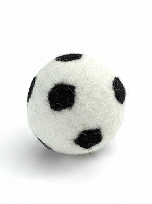 Hundespielzeug aus Schafwolle "Fussball" - BUDDY