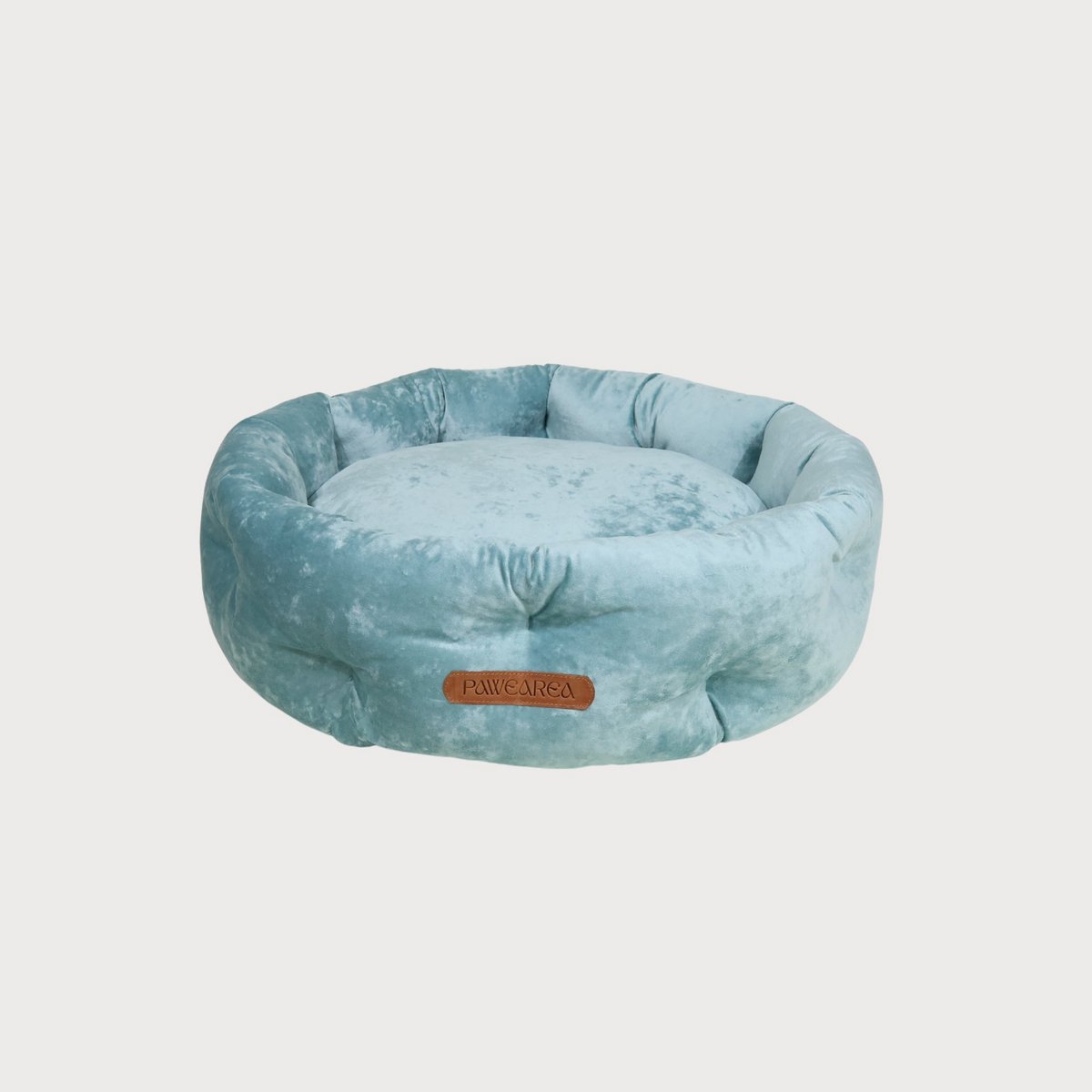 MARSHMALLOW Hundebett aus Samt mit Marmoreffekt