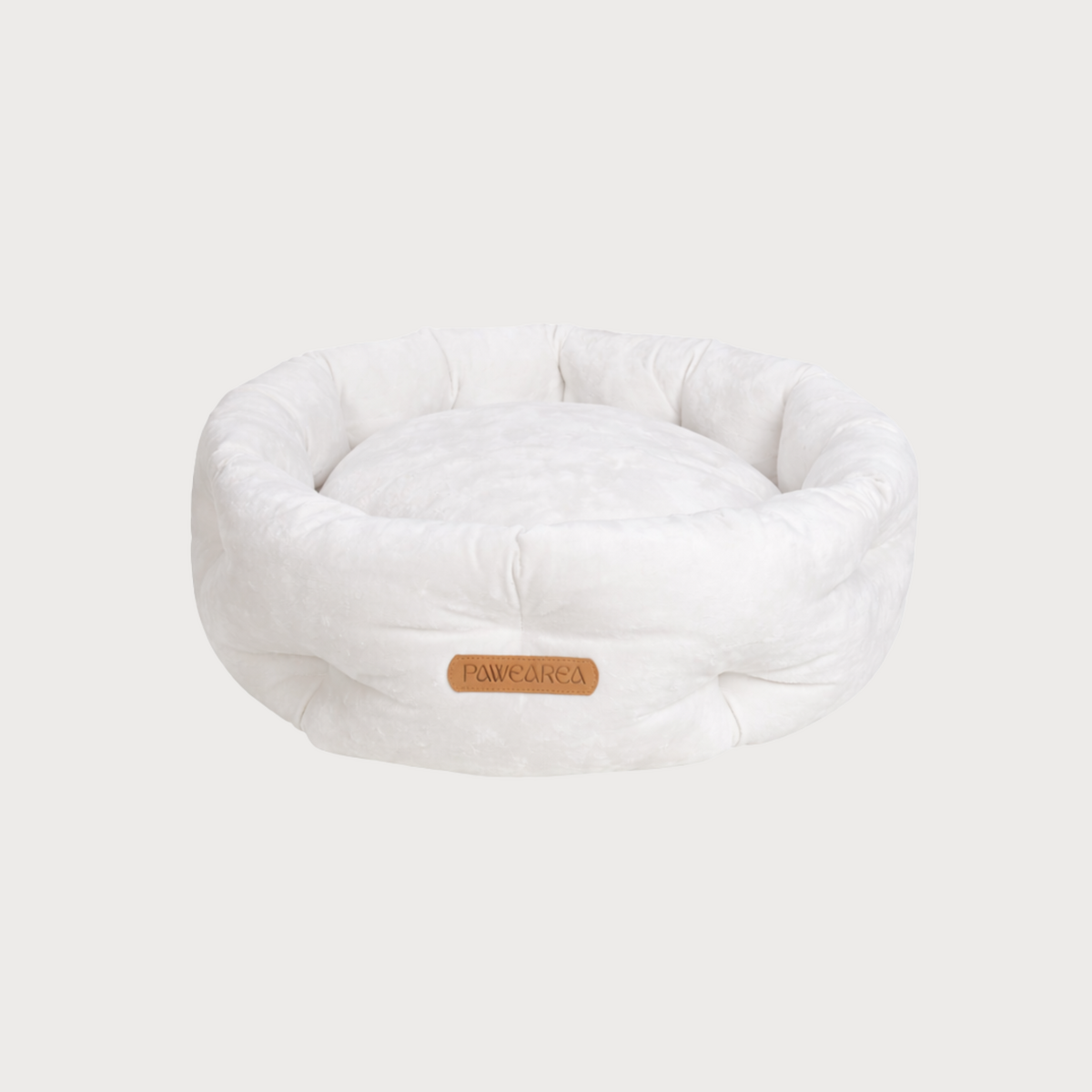 MARSHMALLOW Hundebett aus Samt mit Marmoreffekt