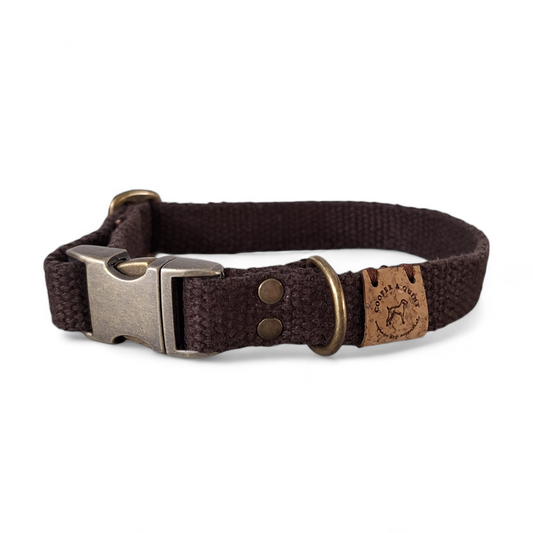 Hanfhalsband, Hundehalsband | Kastanienbraun